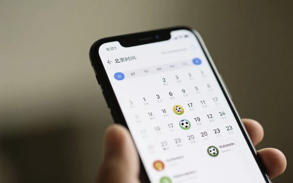 手机日历里订阅比赛日程并设置提醒的示意图
